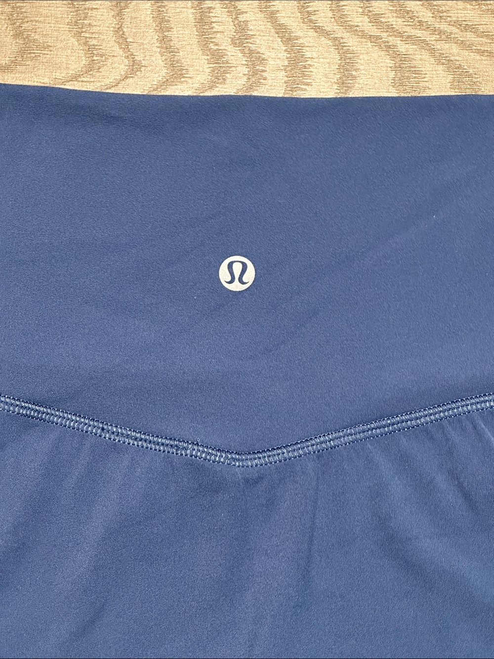Lululemon Align High-Rise Tennis Active Skirt Skort Blue Twill Magic Logo Size 8 - Picture 4 of 12